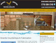Tablet Screenshot of graniteperfectionreno.com